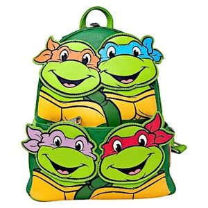 Loungefly TMNT Teenage Mutant Ninja Turtles Squad Cosplay Mini Backpack NWT